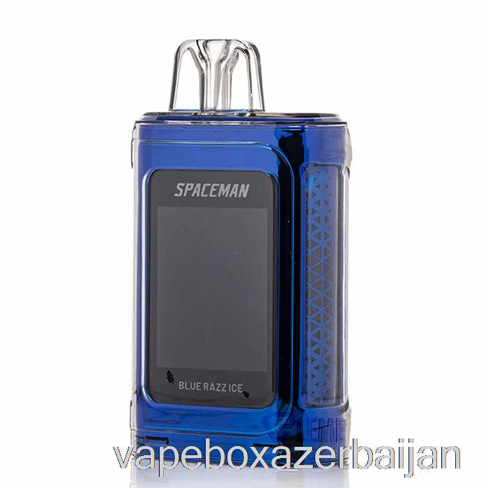 E-Juice Vape SPACEMAN PRISM 20K Disposable Blue Razz Ice